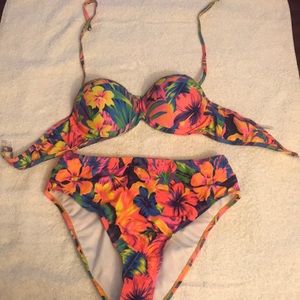 Brand New High Waist briefs with Push up top.